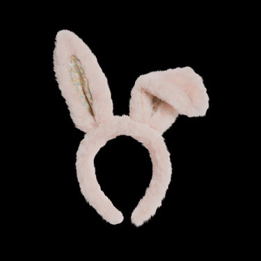 Fluffy Bunny Headband Pink